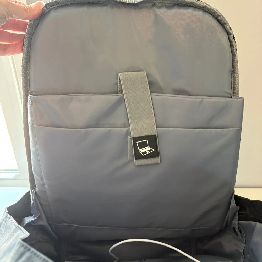 NEW KOPACK Backpack Gray Business Laptop Anti Theft Travel Daypack Fit USB